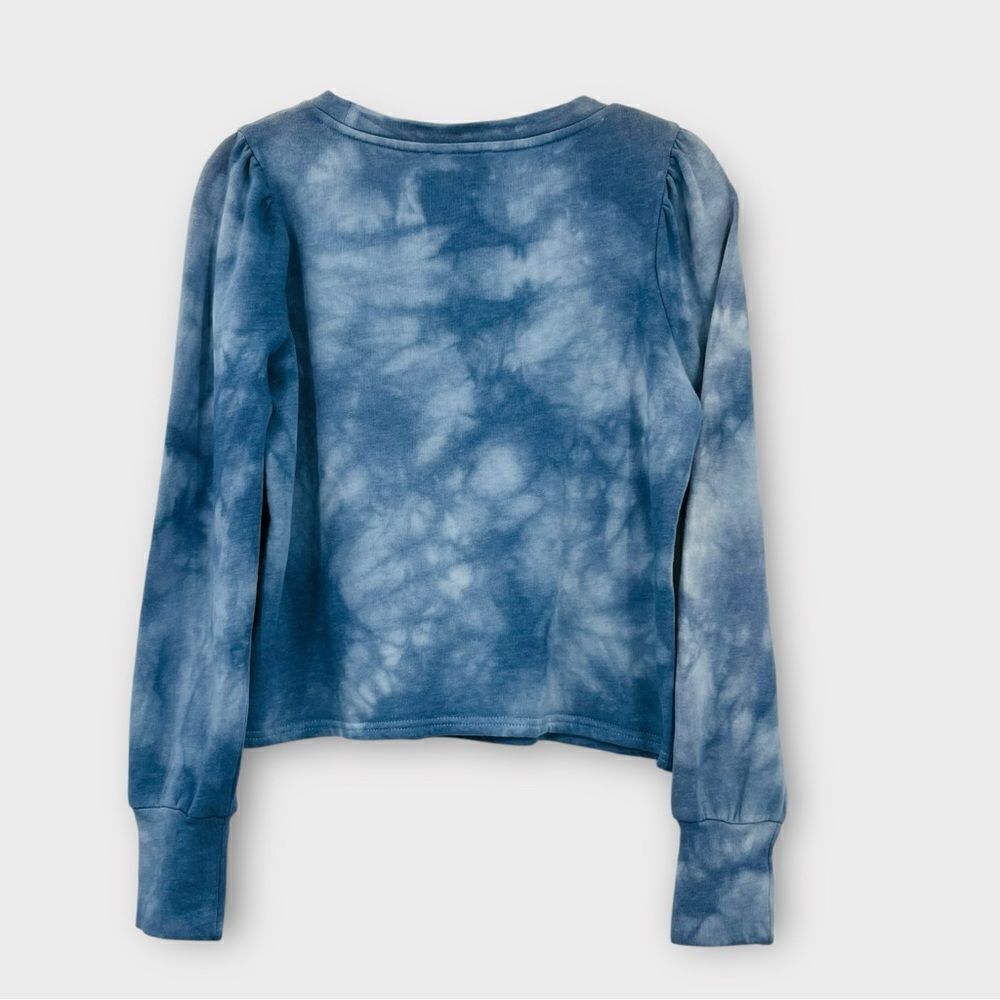 BB Dakota Groove Thing Sweatshirt in Blue Tie-Dye Women’s Size S NWT - Picture 7 of 10